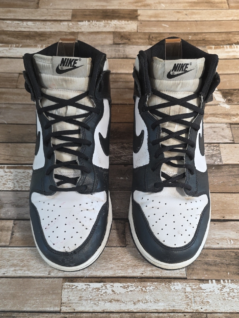 Men's Nike Black & White High-Top Sneakers